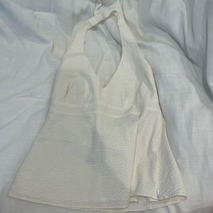 Vineyard Vines white halter top!!